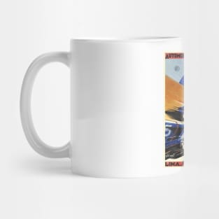 1927 French Grand Prix - Vintage Poster Design Mug